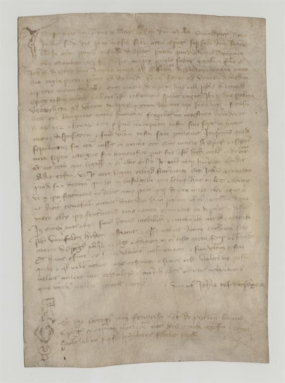 immagine recto pergamena