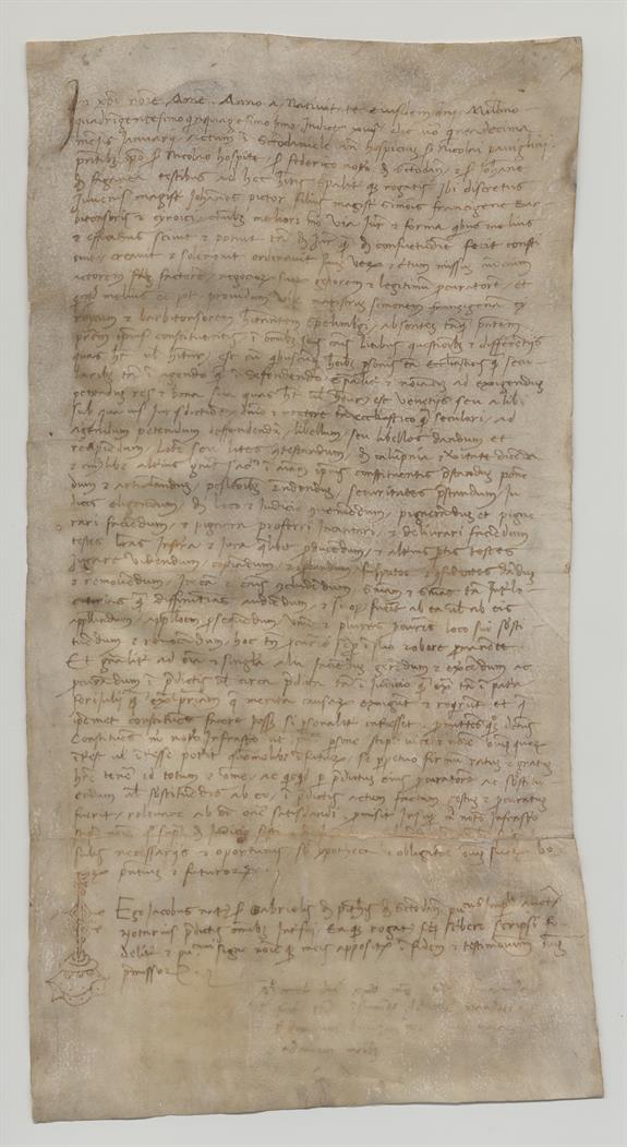 immagine recto pergamena