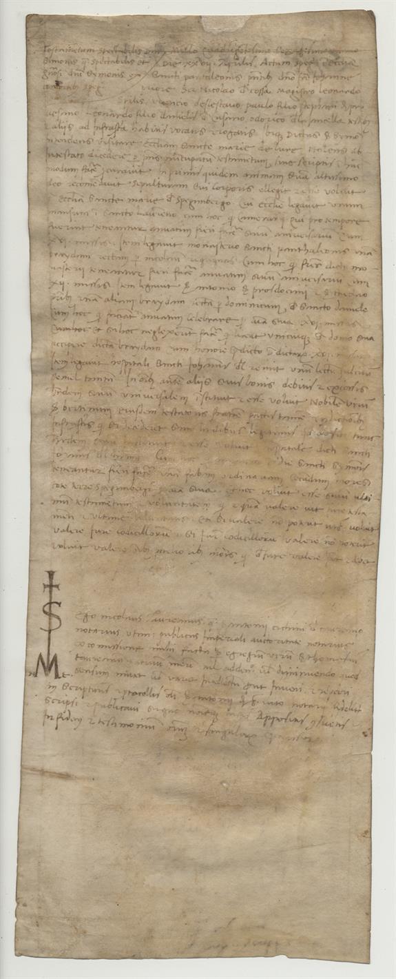 immagine recto pergamena