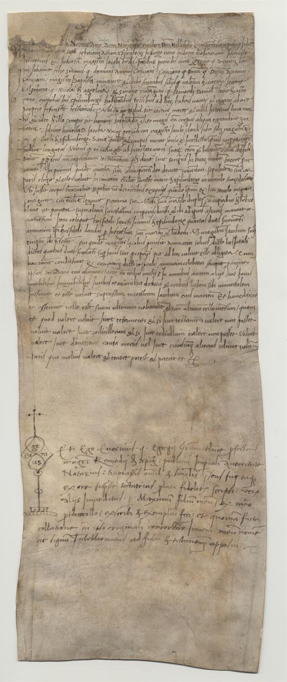 immagine recto pergamena