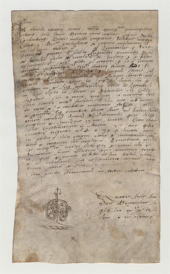 immagine recto pergamena