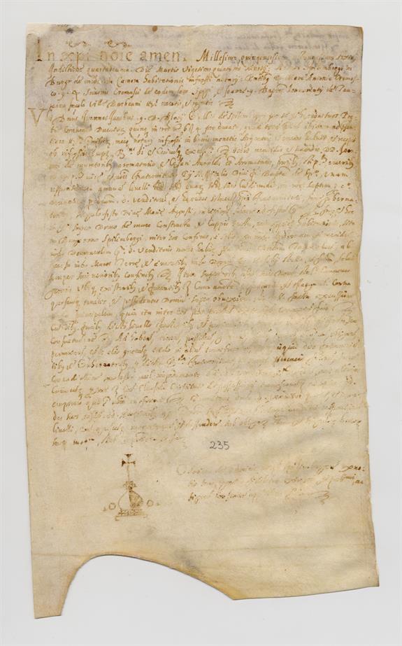 immagine recto pergamena