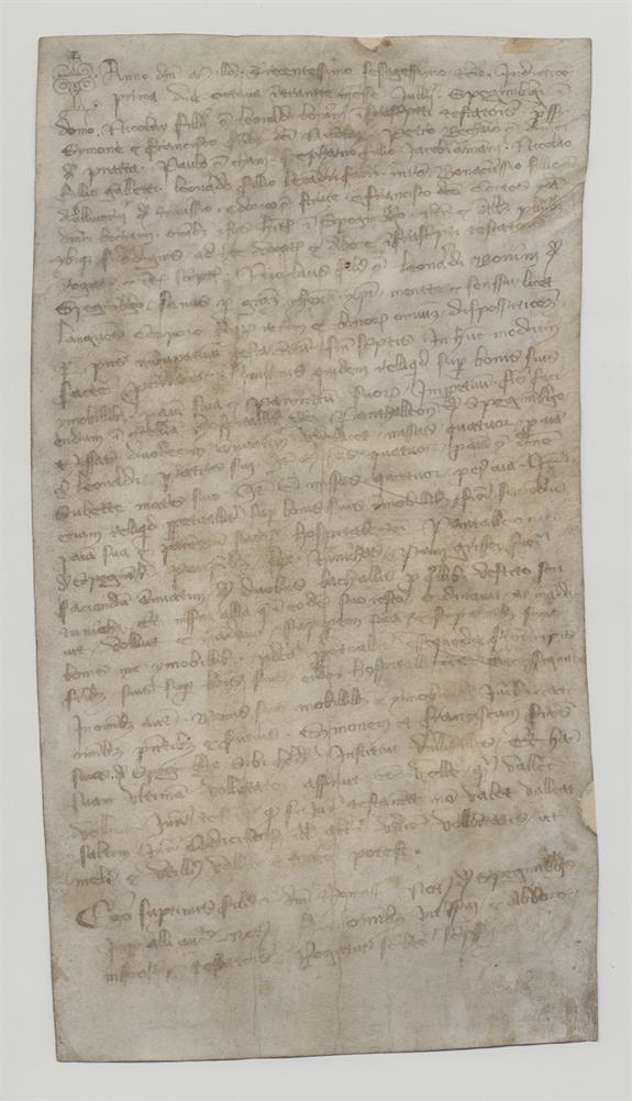 immagine recto pergamena