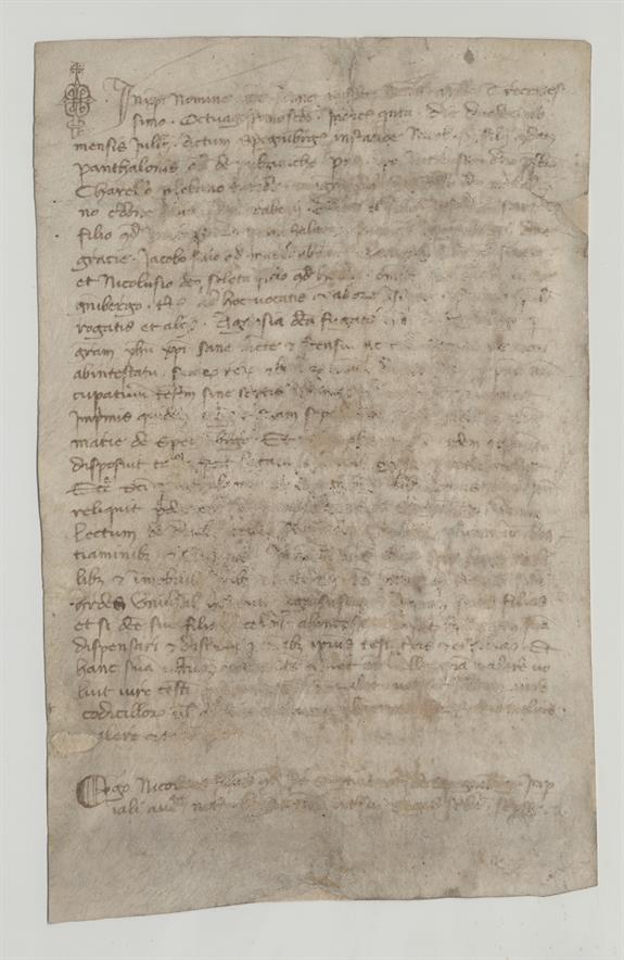 immagine recto pergamena