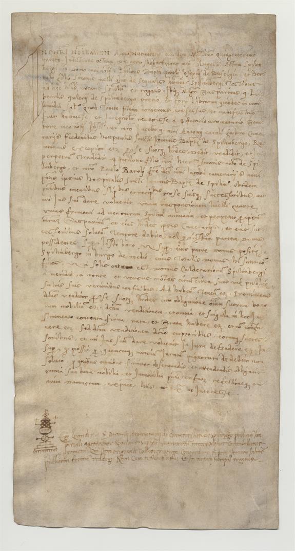 immagine recto pergamena