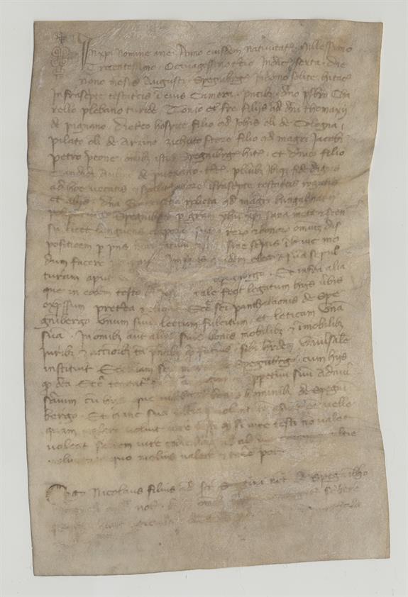 immagine recto pergamena